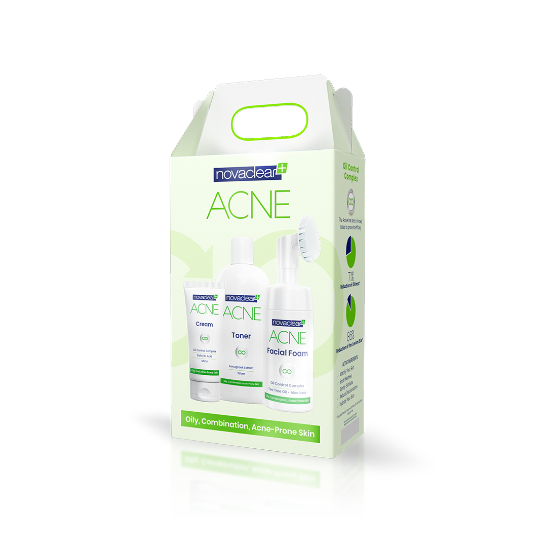 Acne Kit (Facial Foam 100ML,Toner150ML ,Cream40ML)