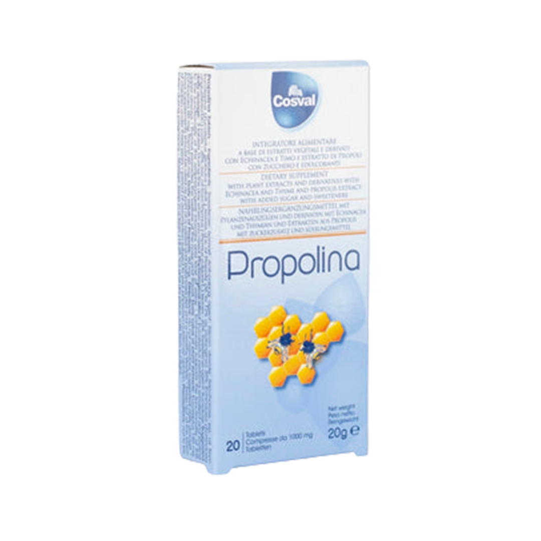 Propolina Oropharyngeal soothing 20 Tablets