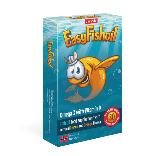Easy Fish Oil with Vitamin D 30 Chewable Gel